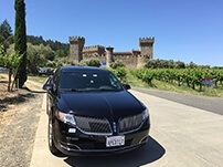 Our Limo at Castello di Amorosa Our Limo at Castello di Amorosa